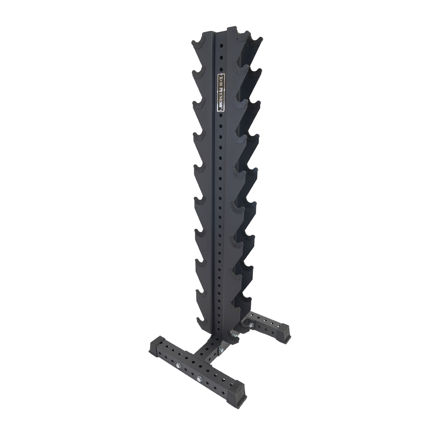 XM Fitness - Support vertical pour haltères 10 paires