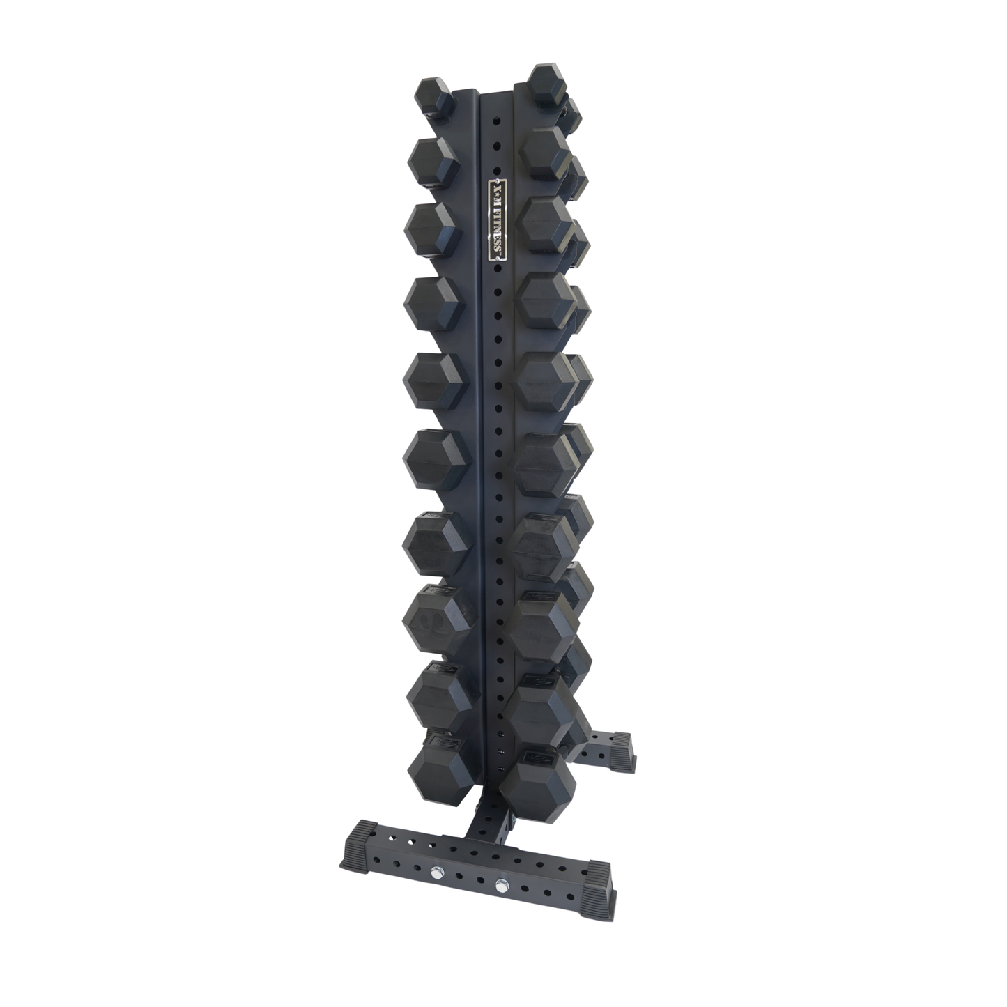 XM Fitness - Support vertical pour haltères 10 paires