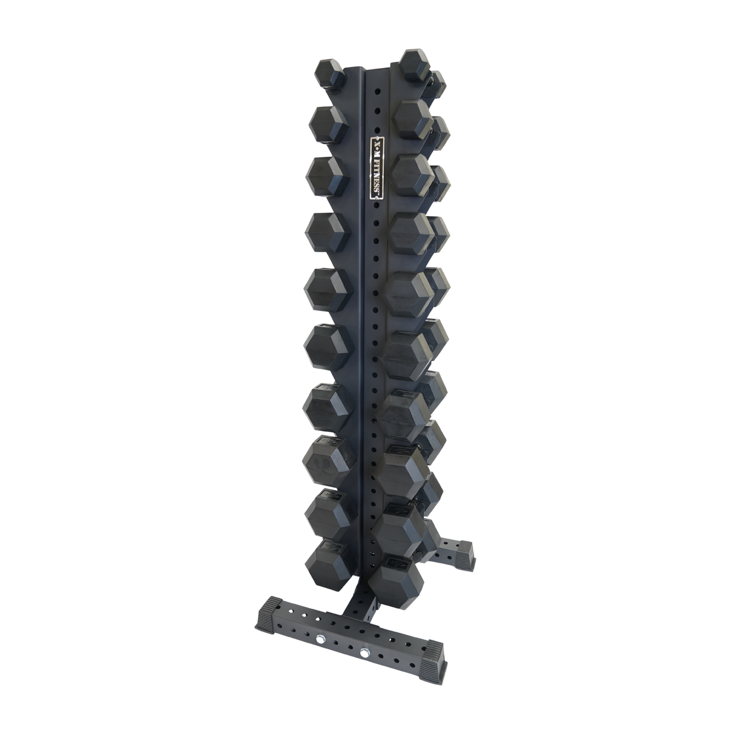 XM Fitness - Support vertical pour haltères 10 paires