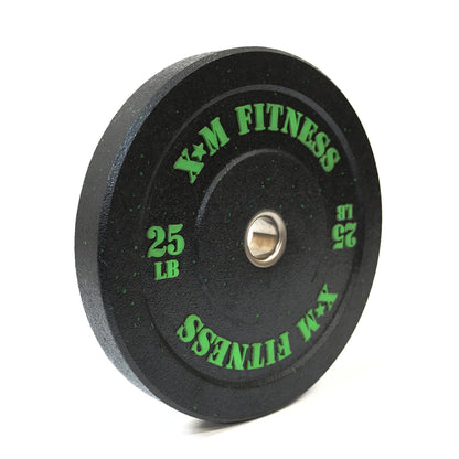 XM FITNESS 25lbs Crumb Rubber Bumper Plate