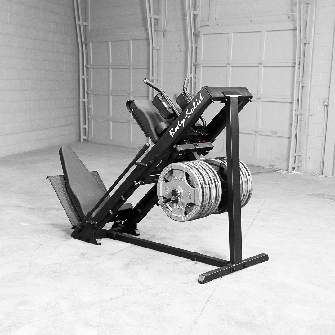 Body-Solid - GLPH1100B Leg Press & Hack Squat - Black Frame