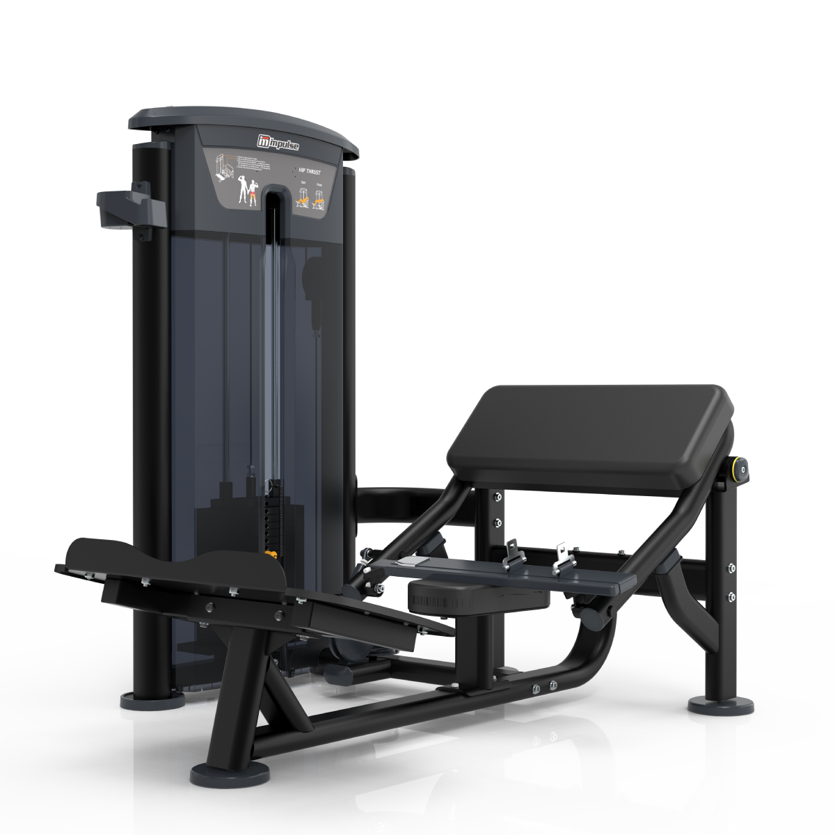 Element Fitness - 9538 Hip Thrust MERCURY BLACK 235lbs – The Treadmill ...