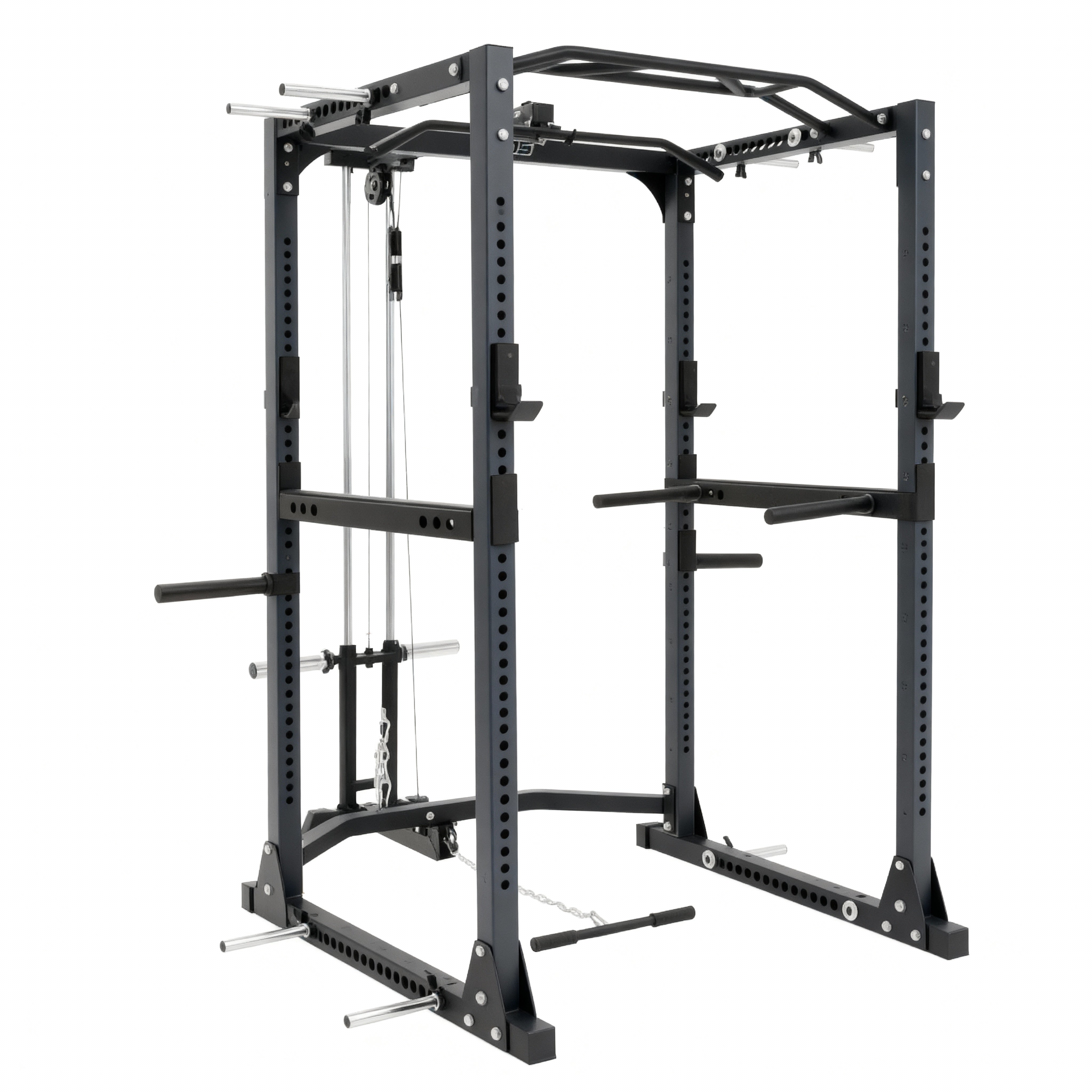 Fit505 Ultra Power Rack & Lat Pull Down **BLACK FRAME** – The Treadmill ...