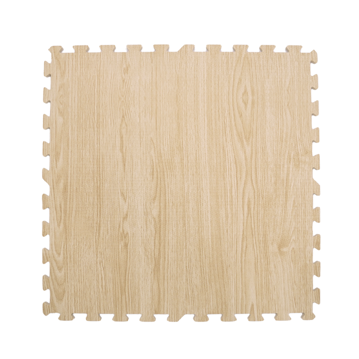 Flow - Premium Foam Flooring 24" x 24" x 12mm - Light Oak (6 Pack)