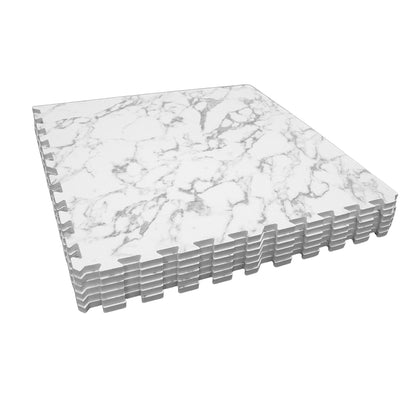 Flow - Premium Foam Flooring 24" x 24" x 12mm - Marble (6 Pack)