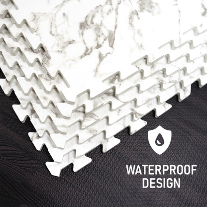 Flow - Premium Foam Flooring 24" x 24" x 12mm - Marble (6 Pack)