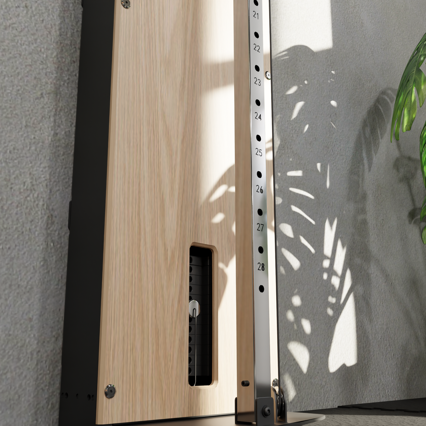 Flow 5 Light Oak - Free Standing Functional Trainer / Wall Mounted