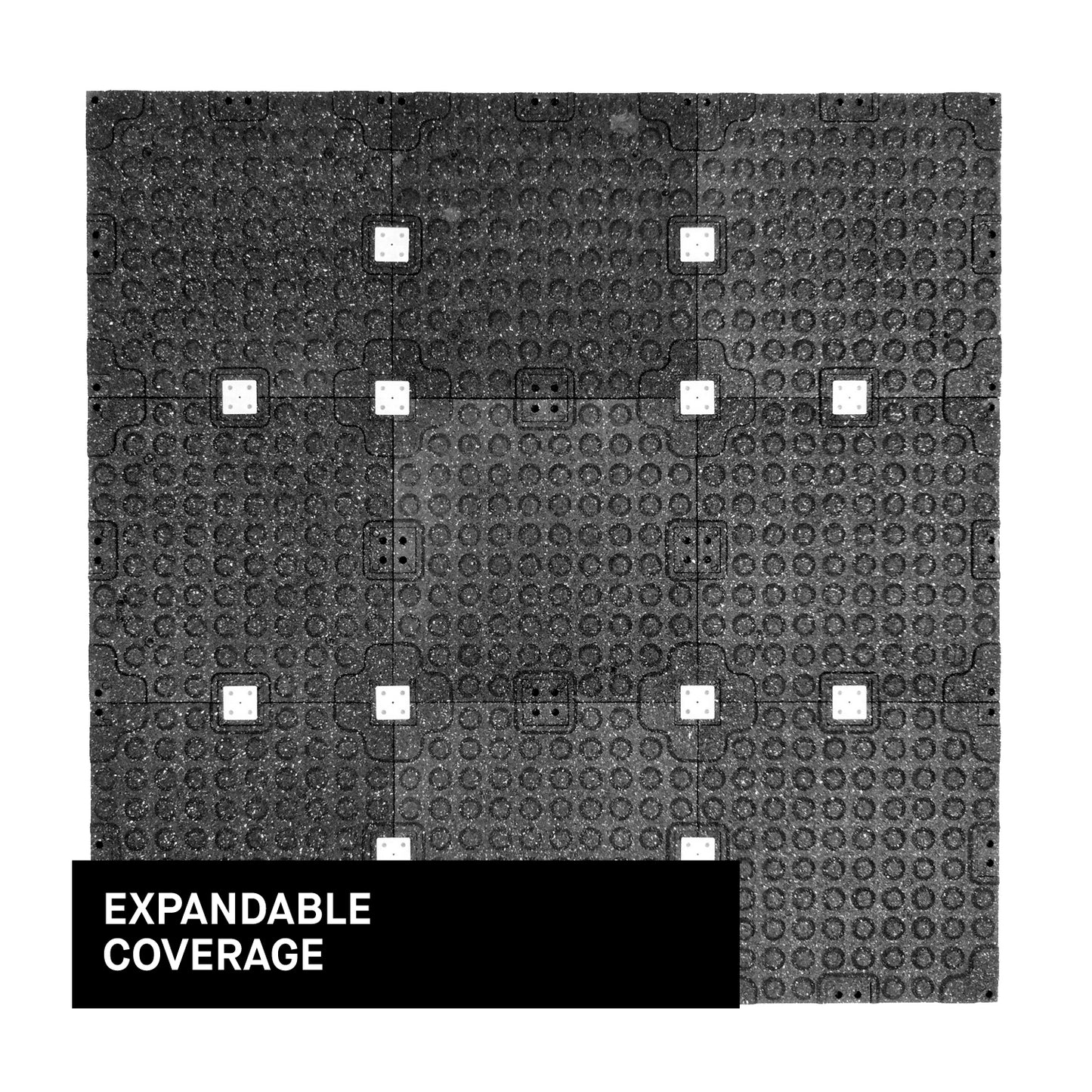 Gorilla Tile - 20" x 20" 20mm Grey with 1.5 Connectors