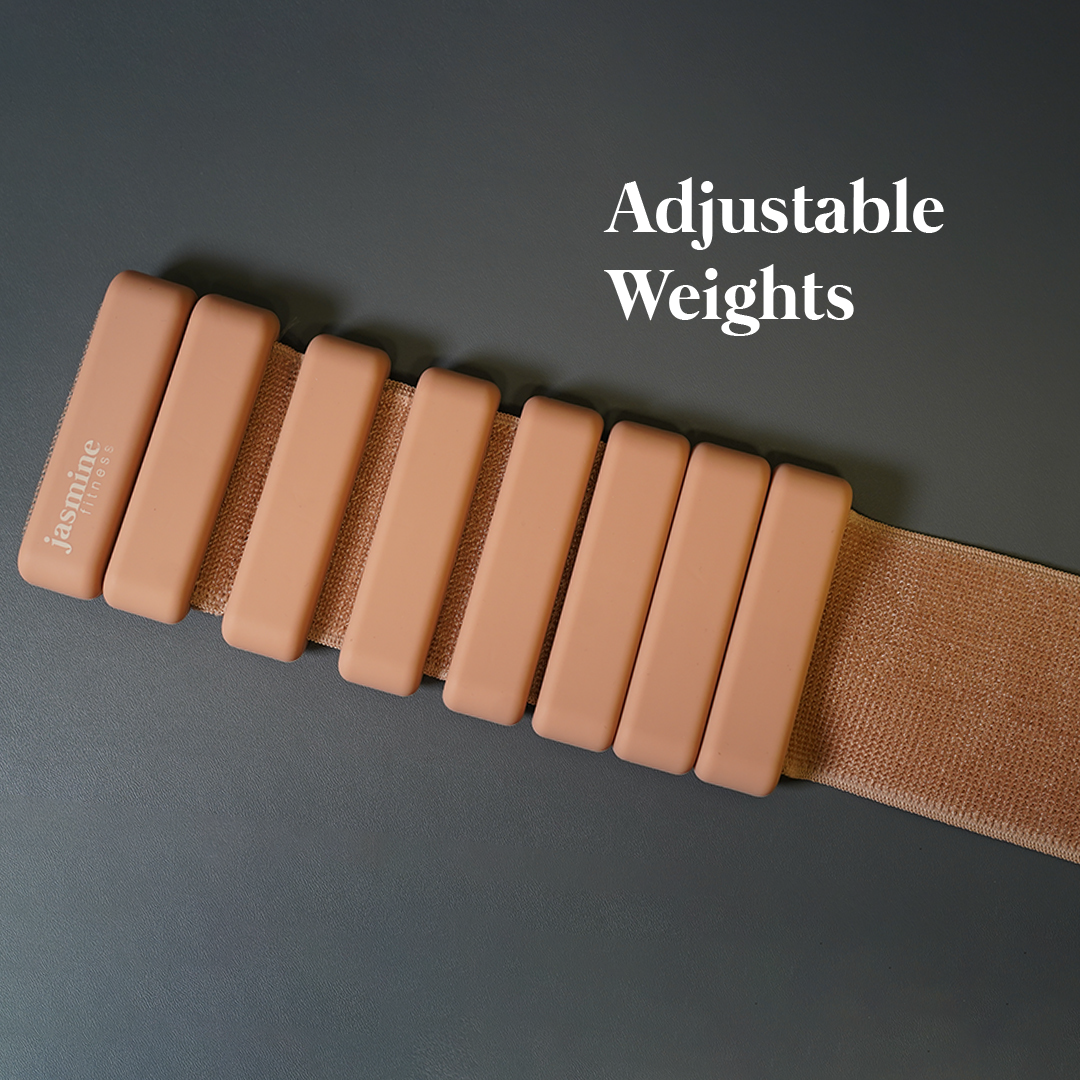 Jasmine Fitness - Weighted Bangles - Clay 2lbs (PAIR)