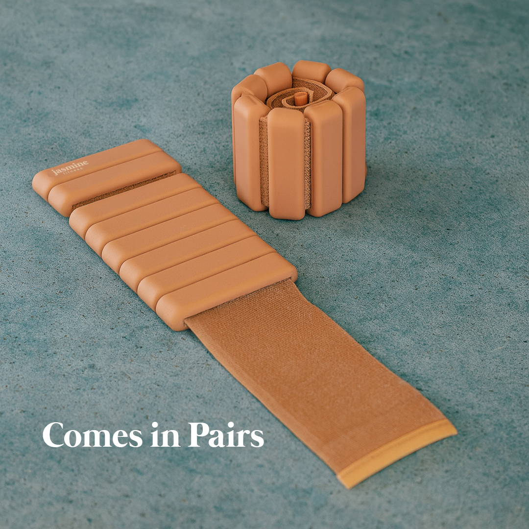 Jasmine Fitness - Weighted Bangles - Clay 2lbs (PAIR)