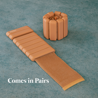 Jasmine Fitness - Weighted Bangles - Clay 2lbs (PAIR)