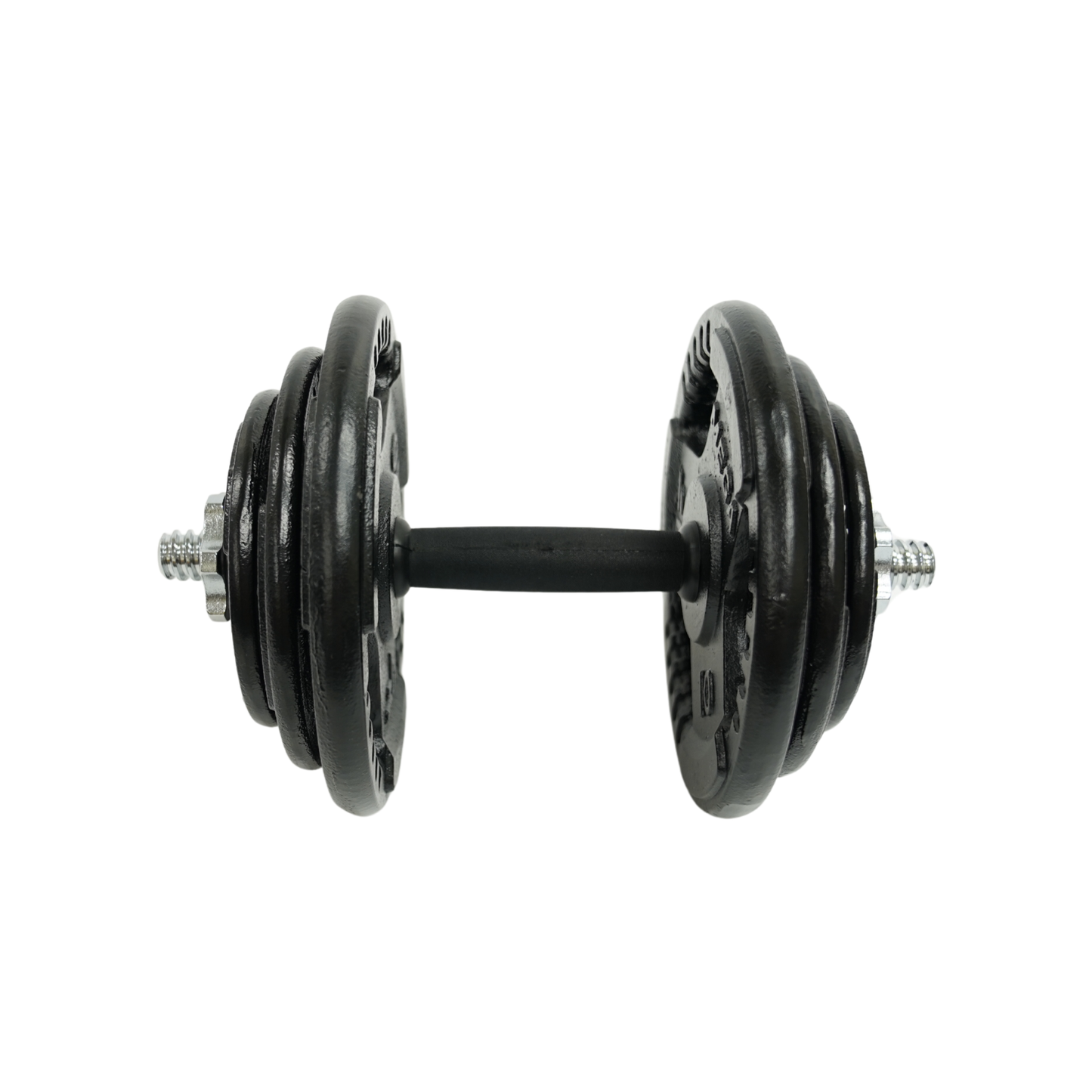 Mega Fitness - 1" Standard Steel Plate 80lbs Dumbbells Set