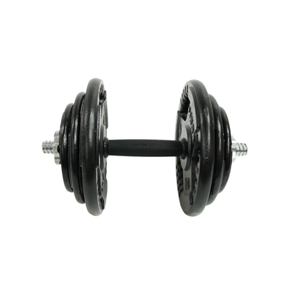 Mega Fitness - 1" Standard Steel Plate 80lbs Dumbbells Set