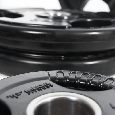 Mega Fitness - Rubber Olympic 300lbs Plate Set