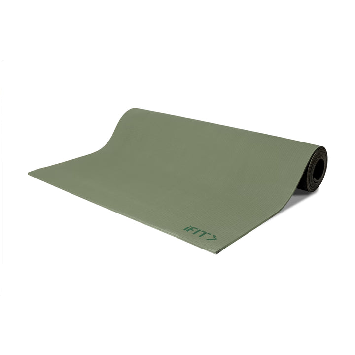 NordicTrack - Tapis de Yoga en Caoutchouc 6 mm - Vert Olive Foncé