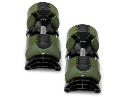 SMRTFT Nüobells - 5-50lb Adjustable Dumbbell Pair - Tactical **PRESALE SPECIAL, EARLY JUNE**