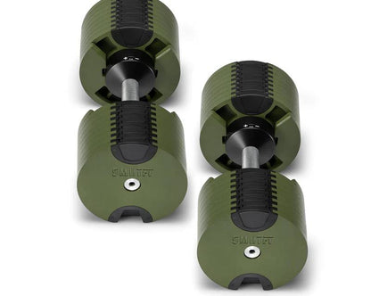 SMRTFT Nüobells - 5-80lb Adjustable Dumbbell Pair - Tactical **PRESALE SPECIAL, EARLY JUNE**