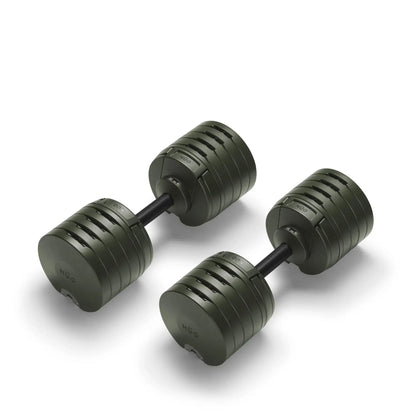 Nuobells - 5-100lb Adjustable Dumbbell Pair - Tactical