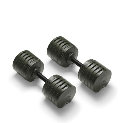 Nuobells - 5-100lb Adjustable Dumbbell Pair - Tactical