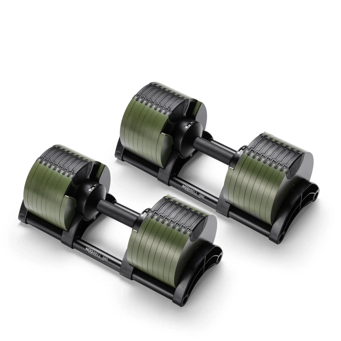 NUOBELL 580 Vert - Paire d'haltères ajustables