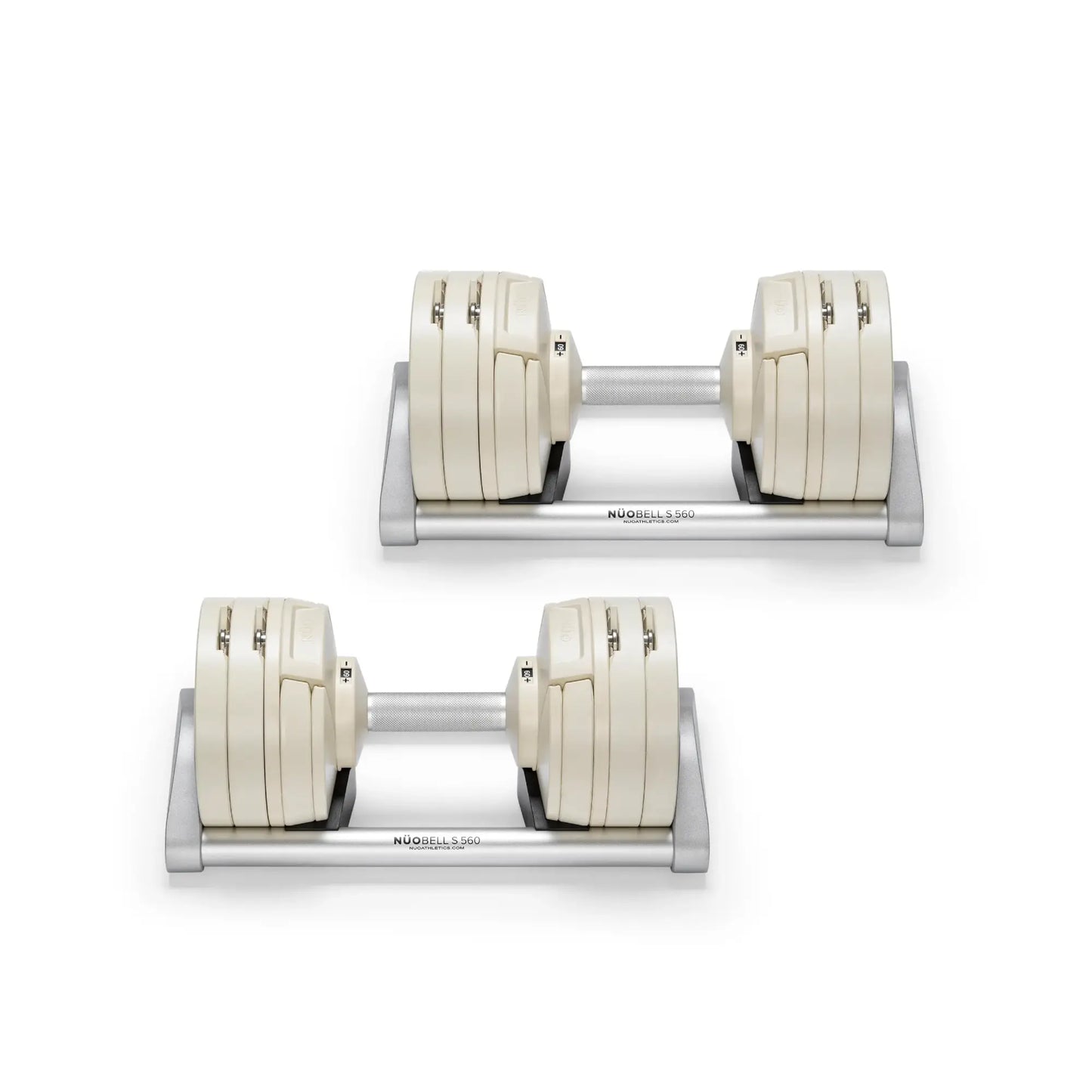 Nuobells - 5-60lb Adjustable Dumbbell Pair - Ash