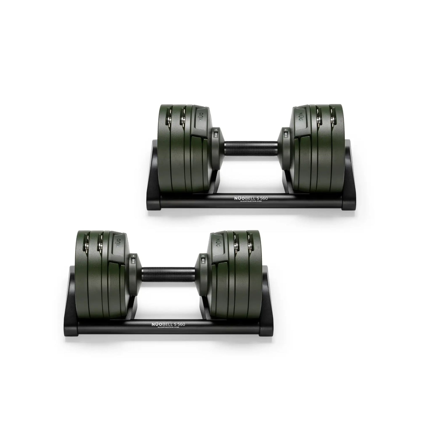 Nuobells - 5-60lb Adjustable Dumbbell Pair - Tactical