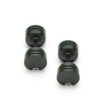 Nuobells - 5-60lb Adjustable Dumbbell Pair - Tactical