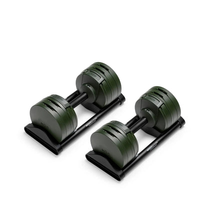 Nuobells - 5-60lb Adjustable Dumbbell Pair - Tactical
