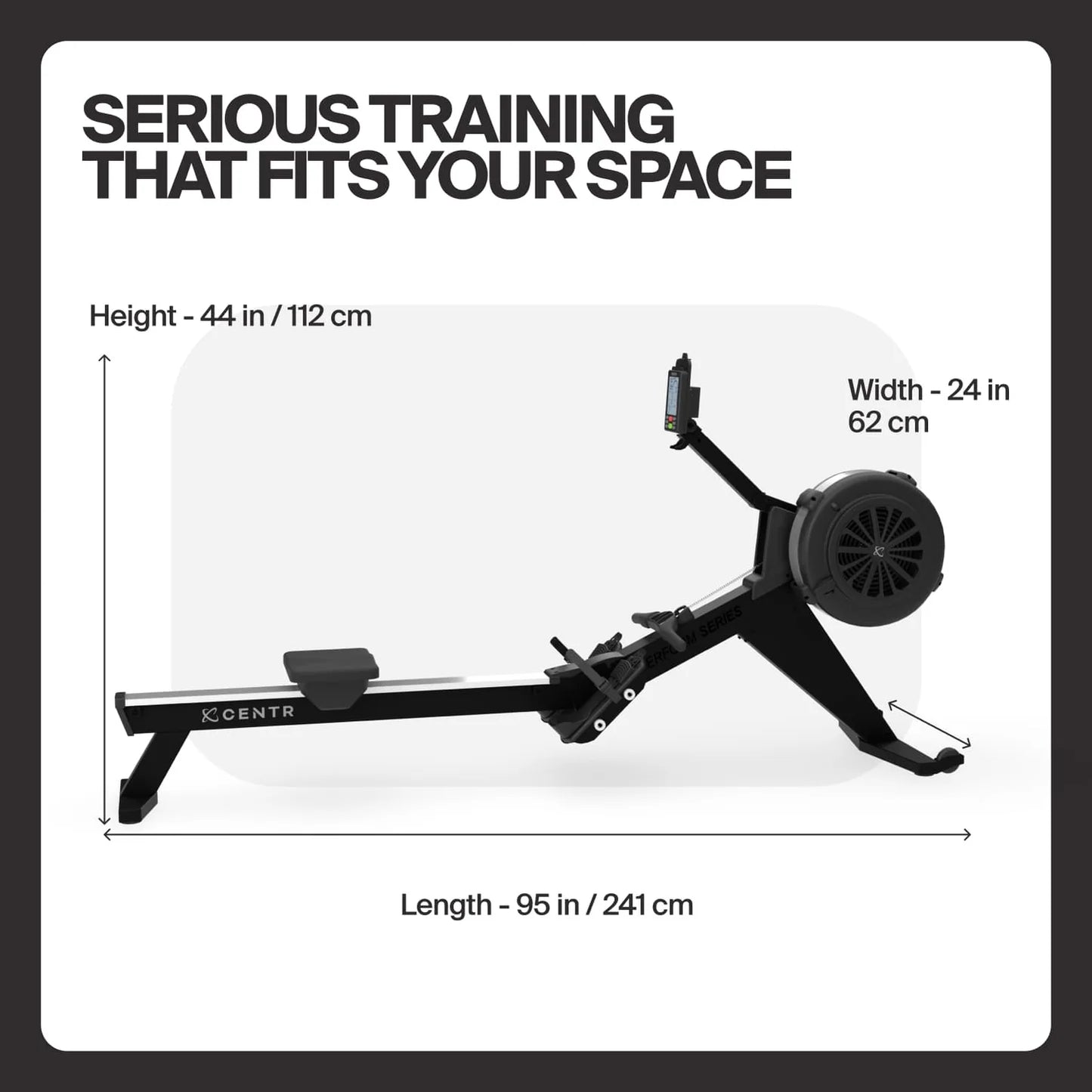 Centr x HYROX Perform Series Rower