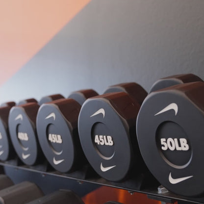 Nike Strength Pro Urethane Dumbbell - Black/White