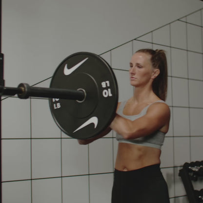 Nike Rubber Bumper Plates - Black/White