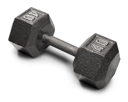 Weider - Cast Iron Hex Dumbbell - 40 lbs