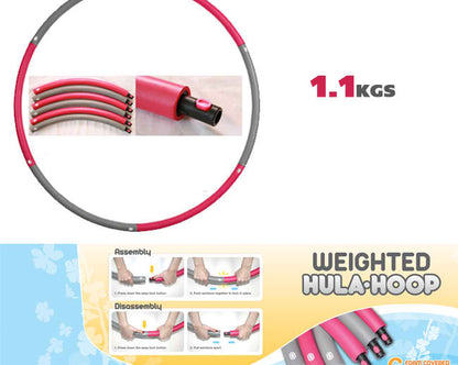 Jasmine Fitness Weighted 1.1kg  Hula Hoop Fitness Accessories Canada.