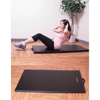 Element Fitness 2' x 4' x 2" Black Exercise Mat Fitness Accessories Canada.