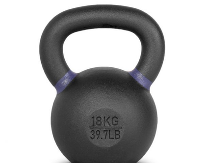 XM FITNESS Cast Iron Kettlebells - 18kg Strength & Conditioning Canada.