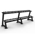Commercial Two-Tiered 10-Pair Dumbbell Rack Strength & Conditioning Canada.