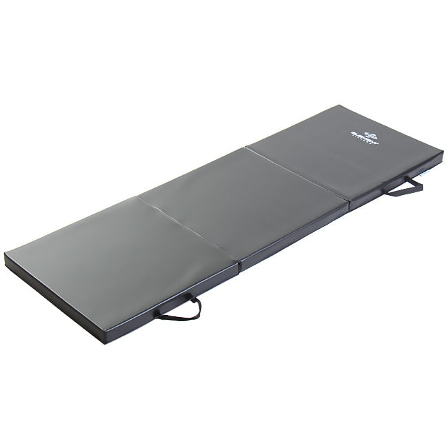 Element Fitness 2' x 6' x 2" Folding Black Exercise Mat Fitness Accessories Canada.