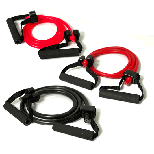 BB 3 RESISTANCE BANDS WITH 3 HANDLES SET