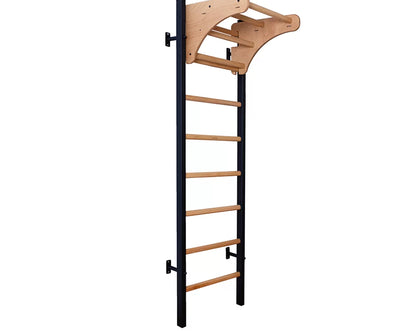 BenchK S2 Black - 211B with Wooden Pull-Up Bar