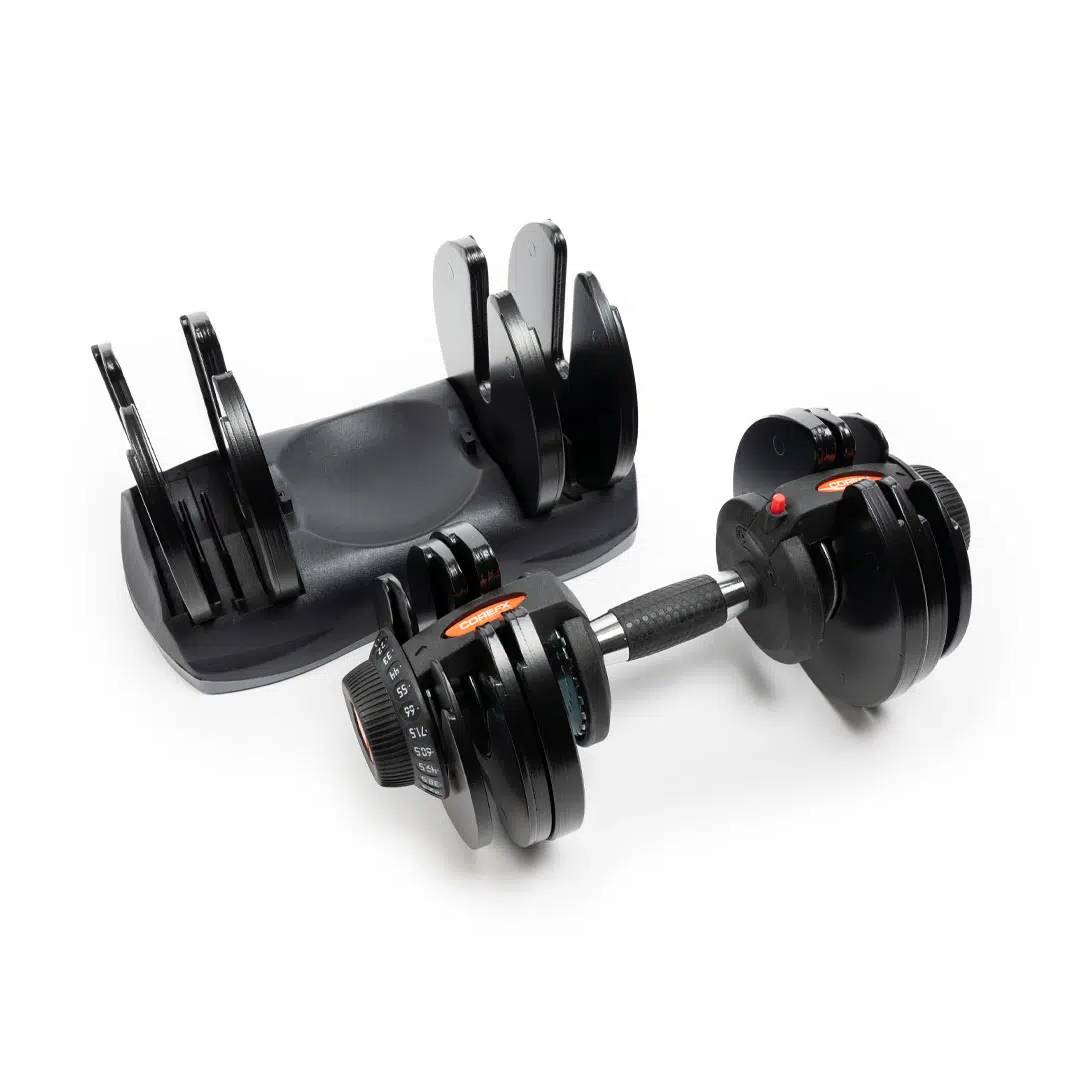 CoreFx Adjustable Dumbbell 71.5LB Single Strength & Conditioning Canada.