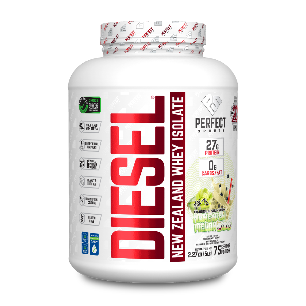 DIESEL® WHEY PROTEIN ISOLATE - HONEYDEW MELON BUBBLE MILK TEA FLAVOUR