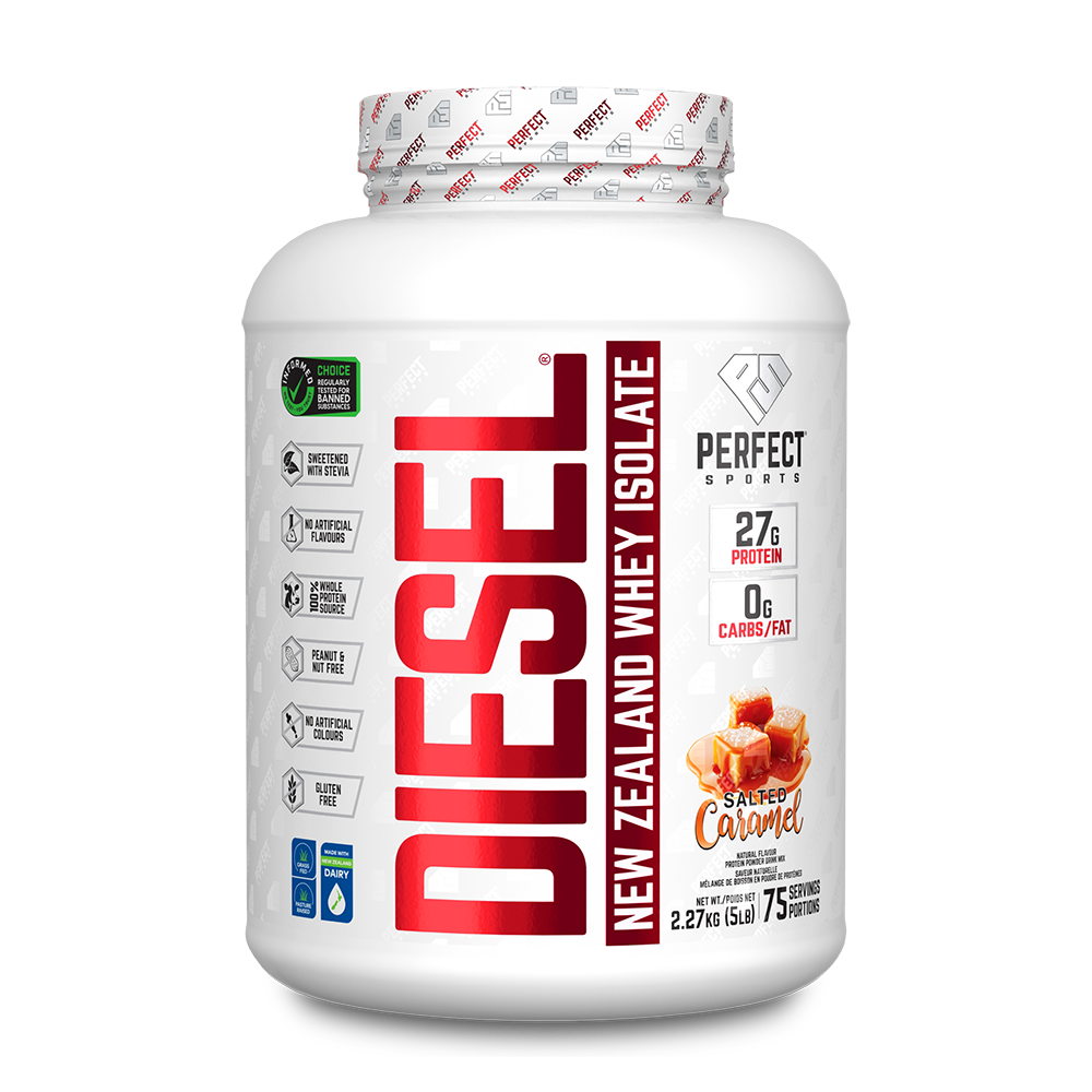 DIESEL® WHEY PROTEIN ISOLATE - SALTED CARAMEL FLAVOUR
