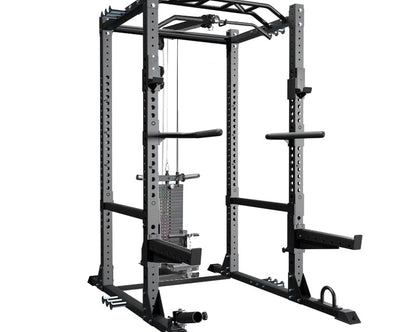 XM Omega Rack with Lat Pull Down Kit Strength Machines Canada.
