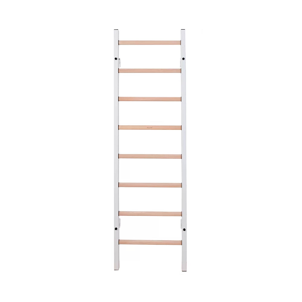 BenchK S2 White - 211W with Wooden Pull-Up Bar + A204 Gymnastics Accessories