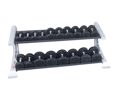 Body Solid SDKR500DB 2-Tier PCL Dumbbell Rack Strength & Conditioning Canada.