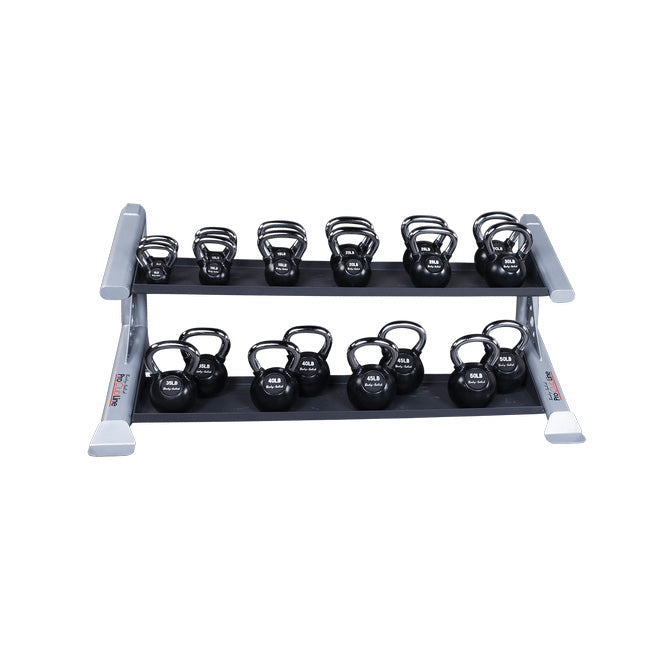Body Solid SDKR500KB 2 Tier PCL Kettlebell Rack Strength & Conditioning Canada.