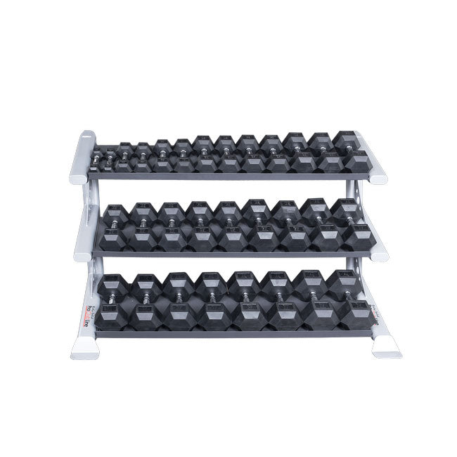 Body Solid SDKR1000DB 3-Tier PCL Dumbbell Rack Strength & Conditioning Canada.