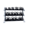 Body Solid SDKR1000KB 3 Tier PCL Kettlebell Rack Strength & Conditioning Canada.