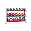 Body Solid SDKR1000KB 3 Tier PCL Kettlebell Rack Strength & Conditioning Canada.