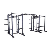 Body Solid SPR1000DBBACK Commercial Extended Double Power Rack Package Strength Machines Canada.